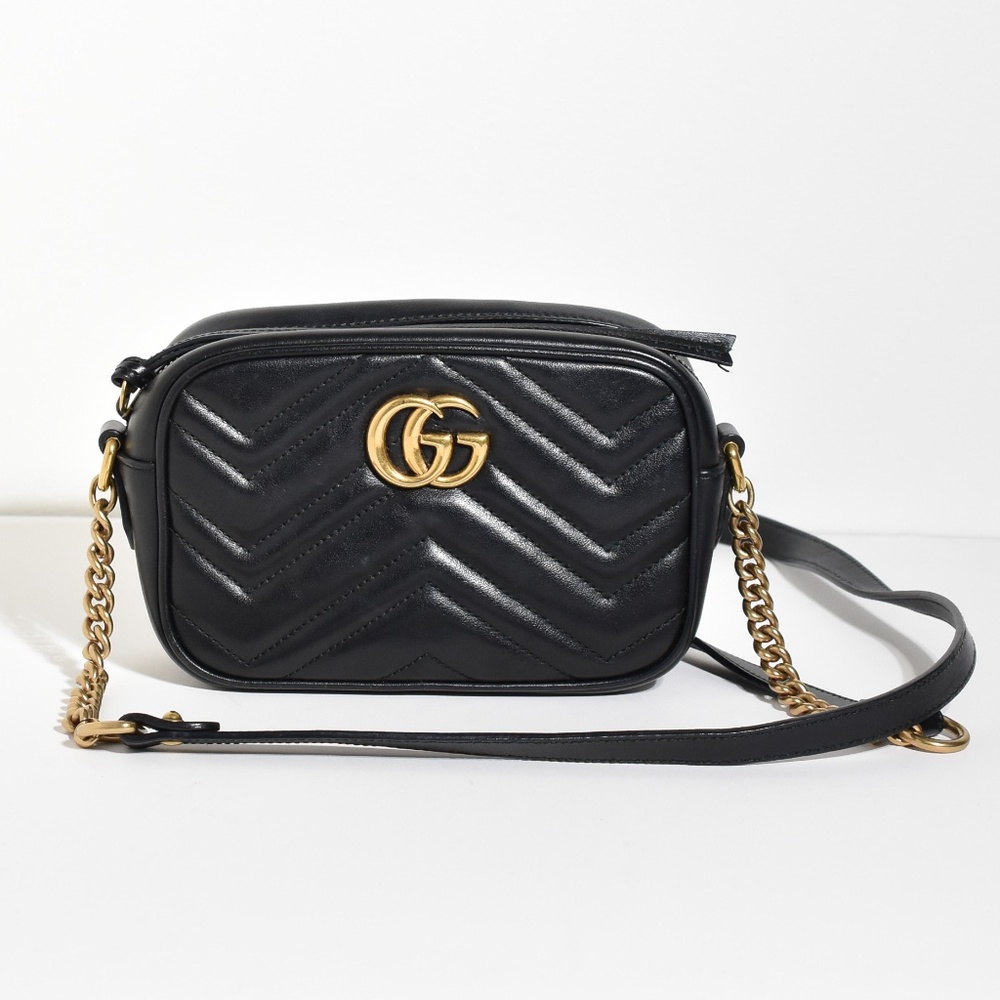 Gucci, Gigi Marmont, mini camera bag black